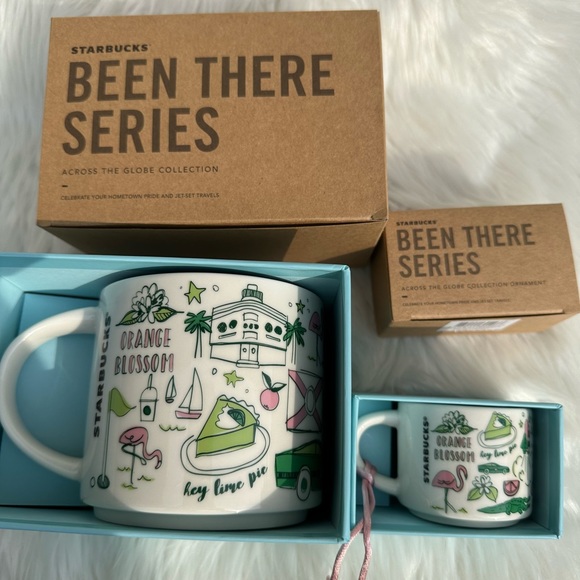 New Starbucks Florida coffee mugs 14 oz and 2 oz collection - Picture 3 of 9